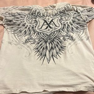 Vintage short sleeve affliction shirt